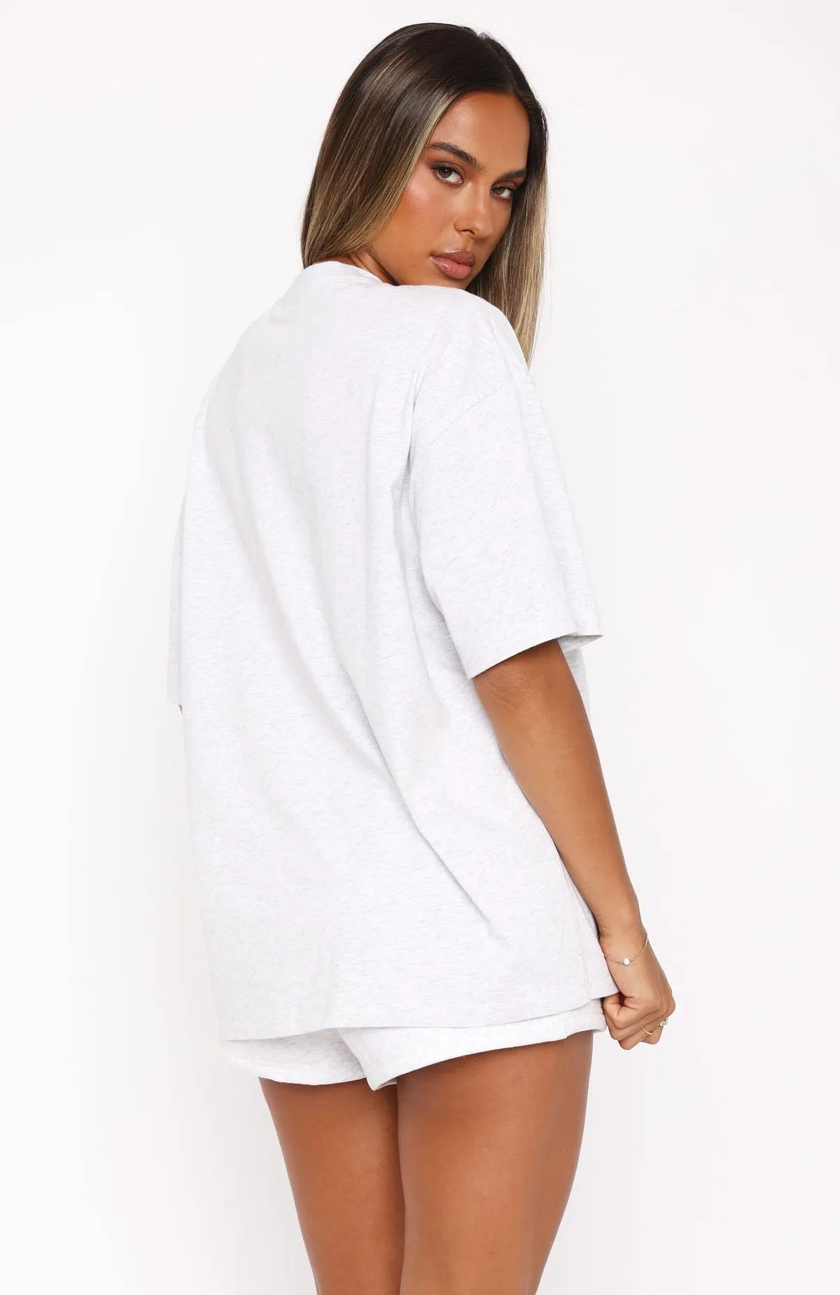 Capsule 9 Star Of The Moment Oversized Tee Grey Marle sold by White Fox Boutique product image thumbnail 4