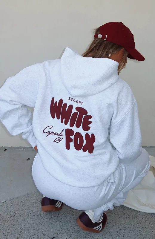 Capsule 9 Star Of The Moment Oversized Hoodie Grey Marle sold by White Fox Boutique
