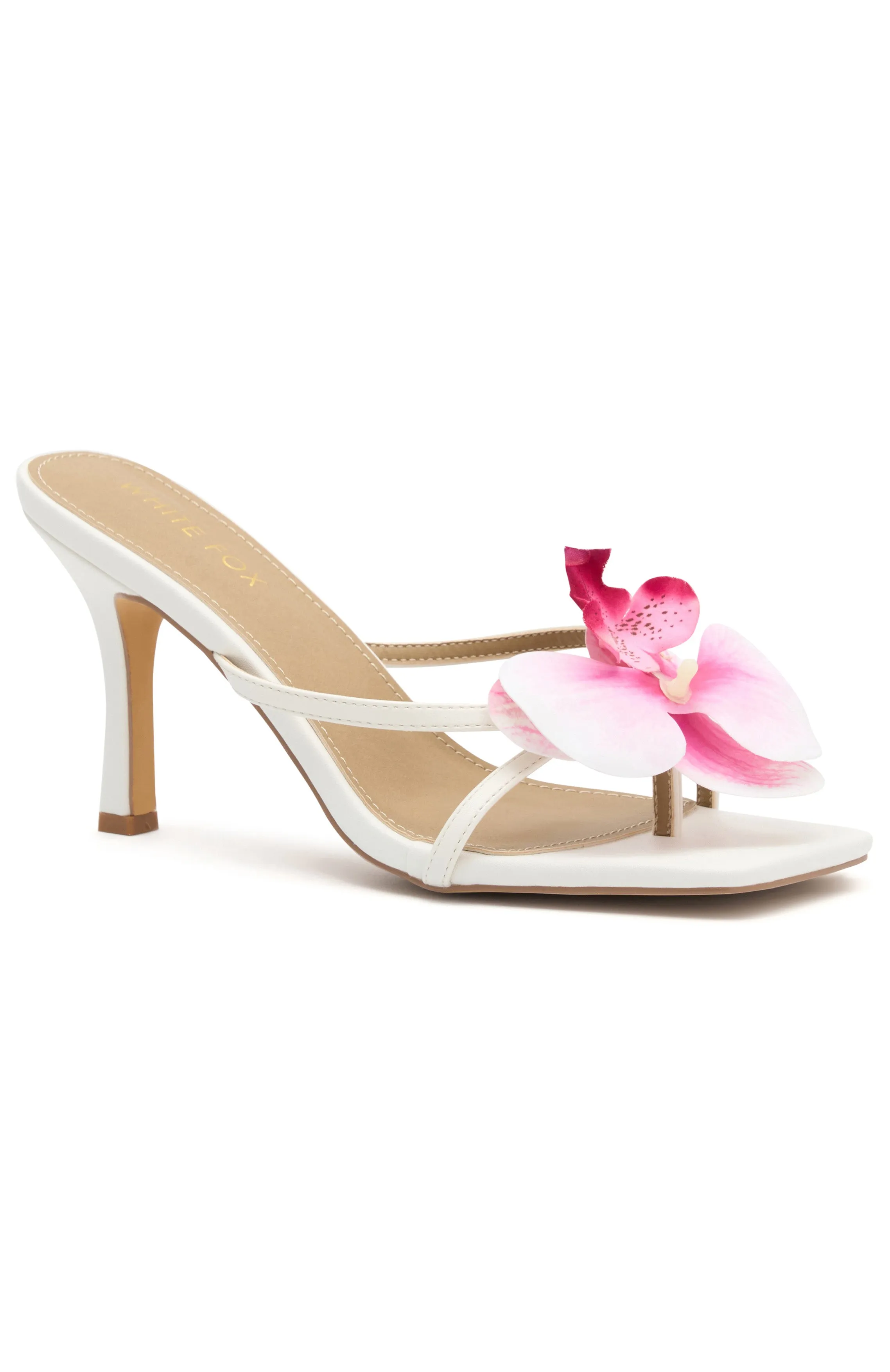 Megan Mules White/Pink sold by White Fox Boutique product image thumbnail 2