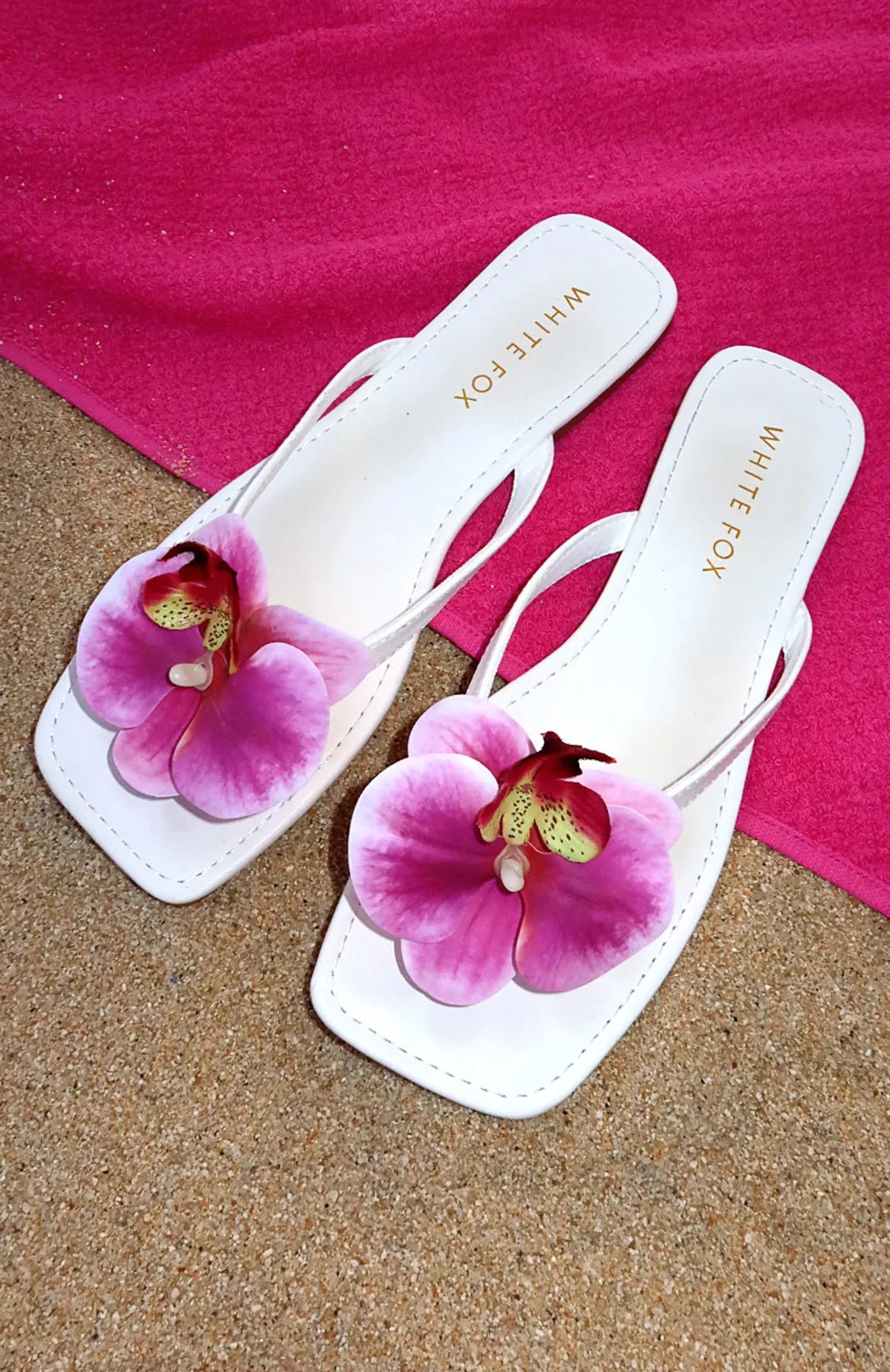 Reza Sandals White/Purple sold by White Fox Boutique product image thumbnail 5