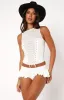 Midnight Drive Top Off White sold by White Fox Boutique