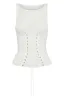 Midnight Drive Top Off White sold by White Fox Boutique