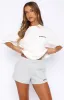 Core Classic Lounge Shorts Dark Grey Marle sold by White Fox Boutique