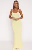 Came A Long Way Crochet Maxi Dress Lemon sold by White Fox Boutique
