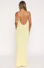Came A Long Way Crochet Maxi Dress Lemon sold by White Fox Boutique