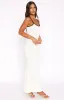 Came A Long Way Crochet Maxi Dress White sold by White Fox Boutique