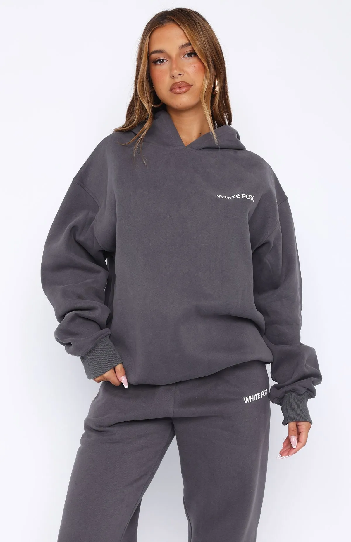Core Classic Oversized Hoodie Volcanic sold by White Fox Boutique product image thumbnail 3