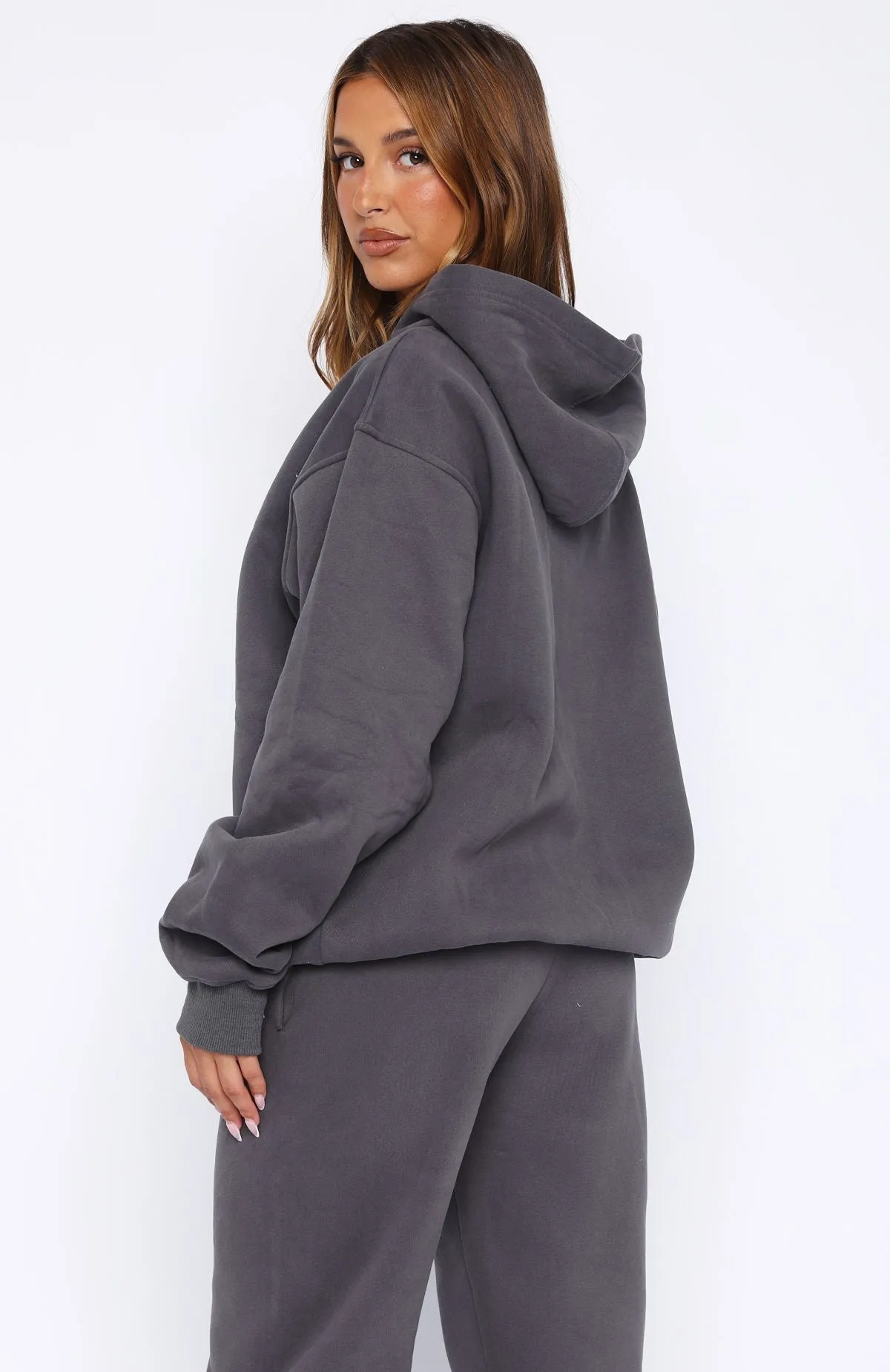 Core Classic Oversized Hoodie Volcanic sold by White Fox Boutique product image thumbnail 5