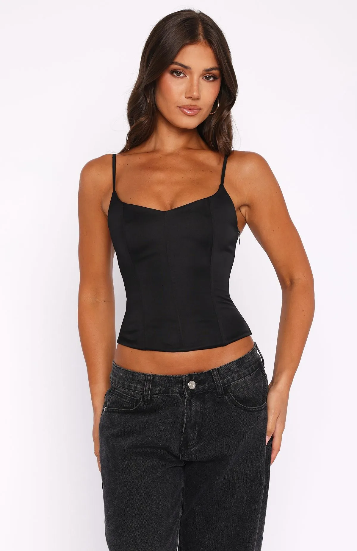 Need To Forget Bustier Black sold by White Fox Boutique product image thumbnail 2