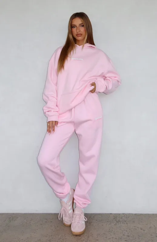 Core Essentials Sweatpants Pink sold by White Fox Boutique