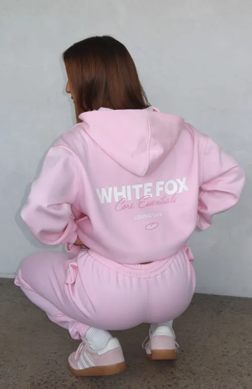 Core Essentials Oversized Hoodie Pink sold by White Fox Boutique
