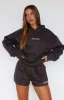 Take A Guess Oversized Hoodie Charcoal sold by White Fox Boutique