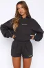 Take A Guess Oversized Hoodie Charcoal sold by White Fox Boutique