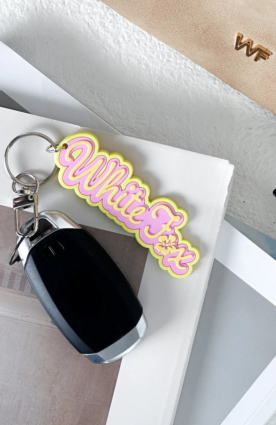 Got The Sun Keychain Yellow/Pink sold by White Fox Boutique product image thumbnail 2