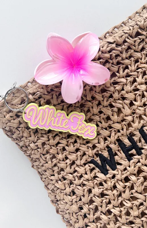 Got The Sun Keychain Yellow/Pink sold by White Fox Boutique