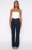 Millie High Rise Bootleg Jeans Dark Indigo sold by White Fox Boutique