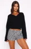 Brooklyn City Knit Sweater Black sold by White Fox Boutique