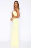 Don't Take Too Long Maxi Dress Lemon sold by White Fox Boutique
