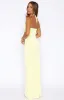 Don't Take Too Long Maxi Dress Lemon sold by White Fox Boutique