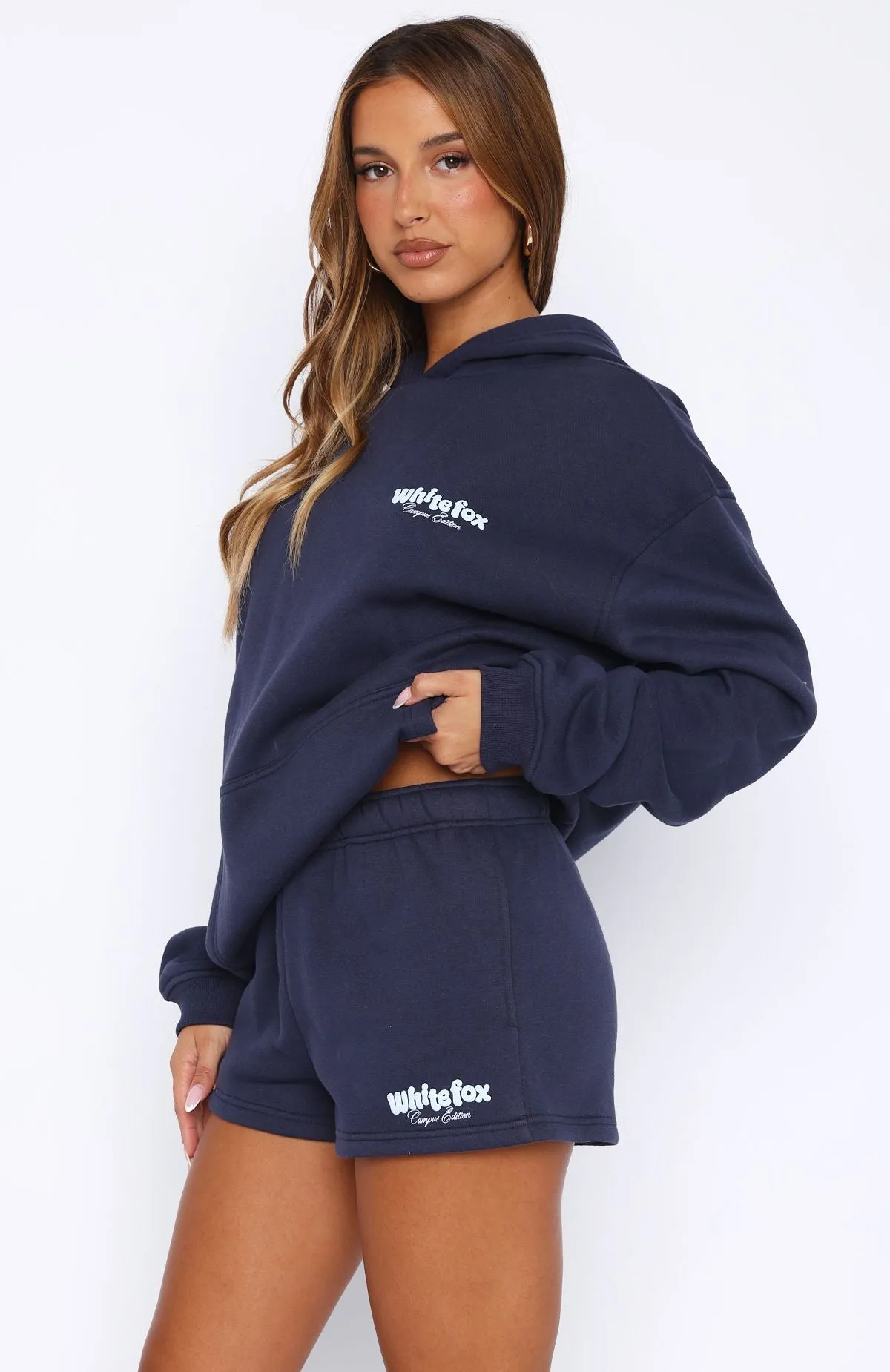 High Above Lounge Shorts Navy sold by White Fox Boutique product image thumbnail 3