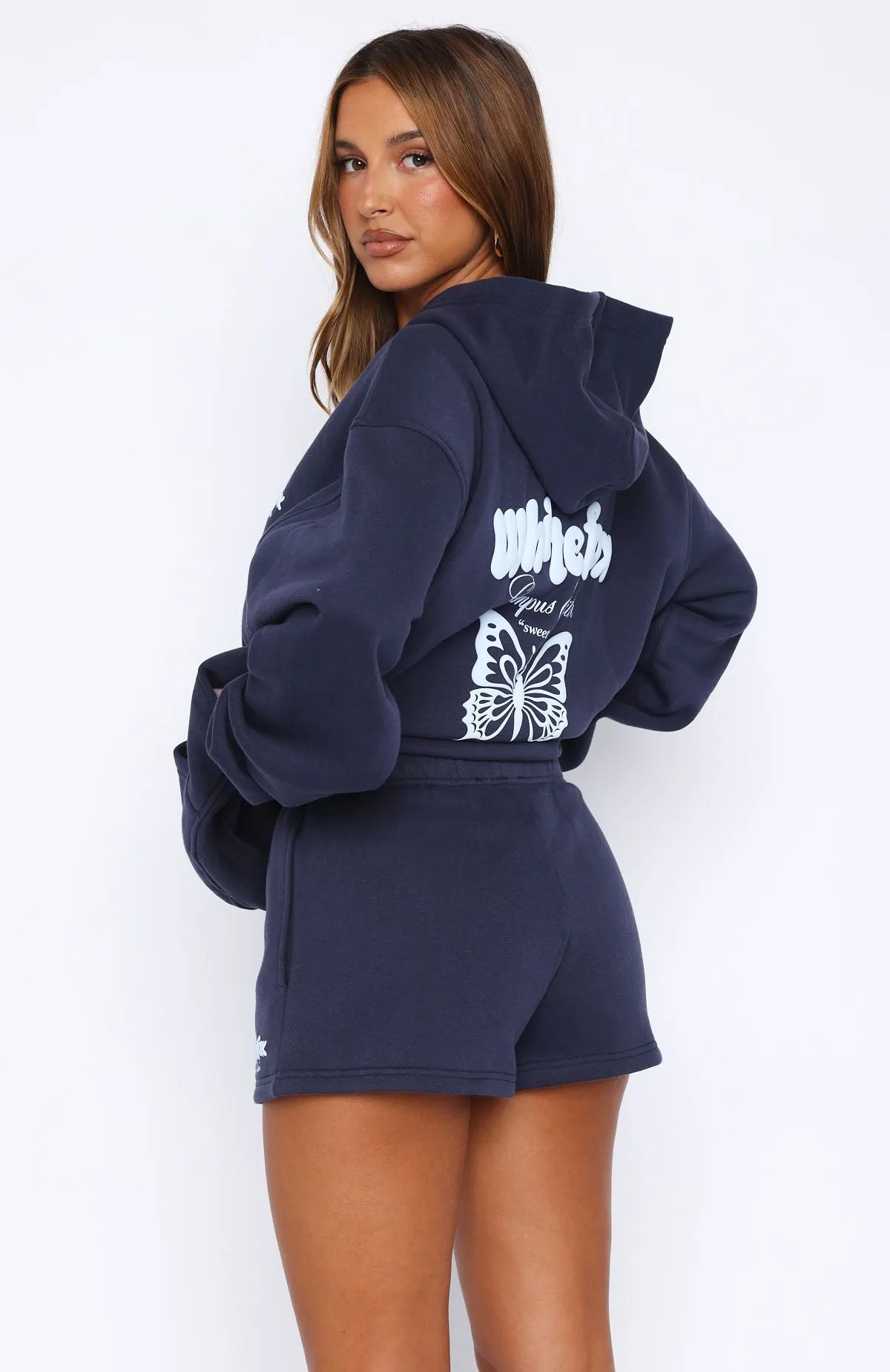 High Above Lounge Shorts Navy sold by White Fox Boutique product image thumbnail 4