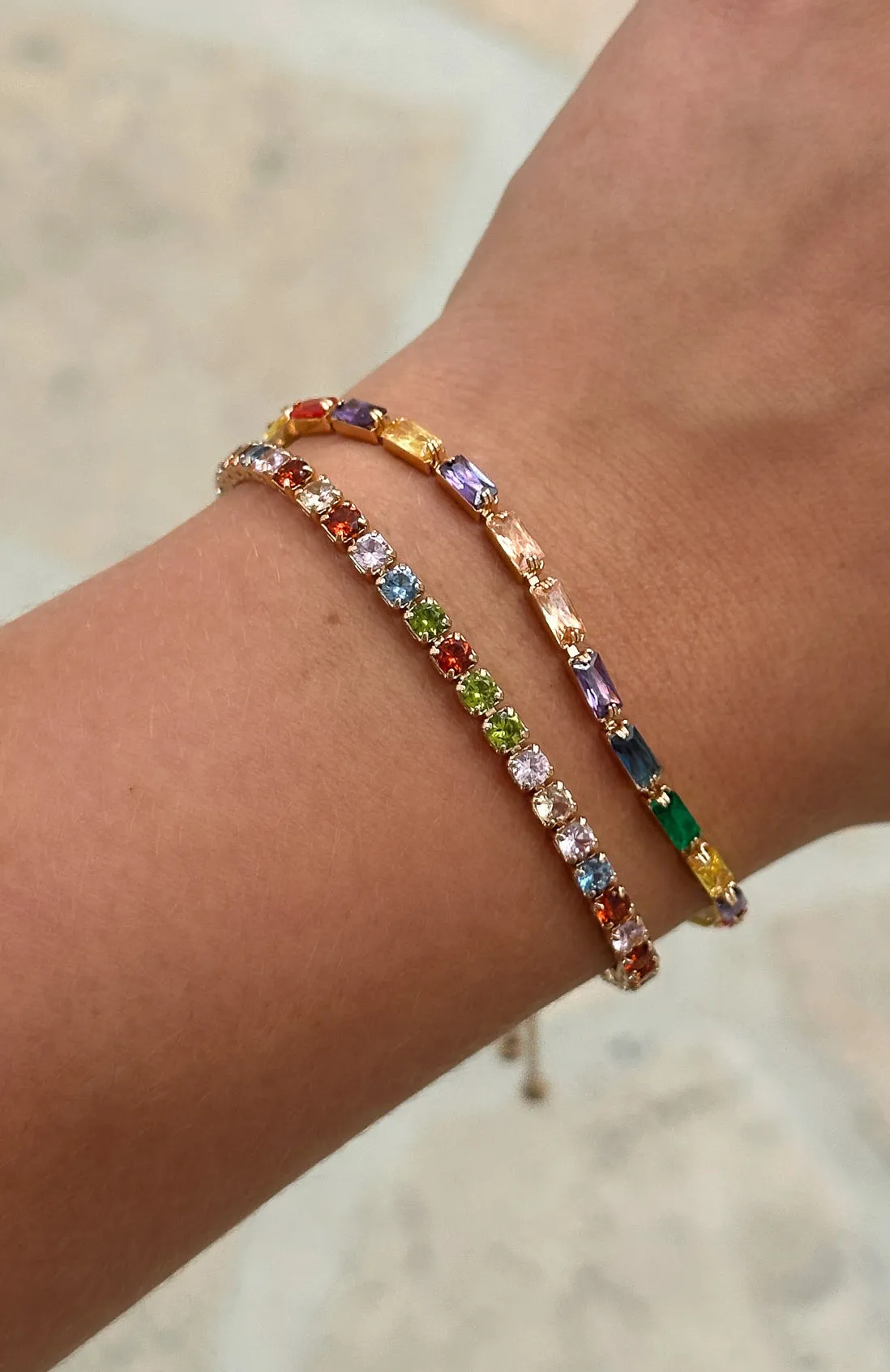 Hannah Bracelet Set Gold sold by White Fox Boutique