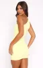 Nine To Five Mini Dress Lemon sold by White Fox Boutique