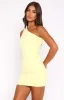 Nine To Five Mini Dress Lemon sold by White Fox Boutique