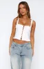 Bare With Me Bustier White sold by White Fox Boutique