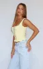 Bare With Me Bustier Lemon sold by White Fox Boutique