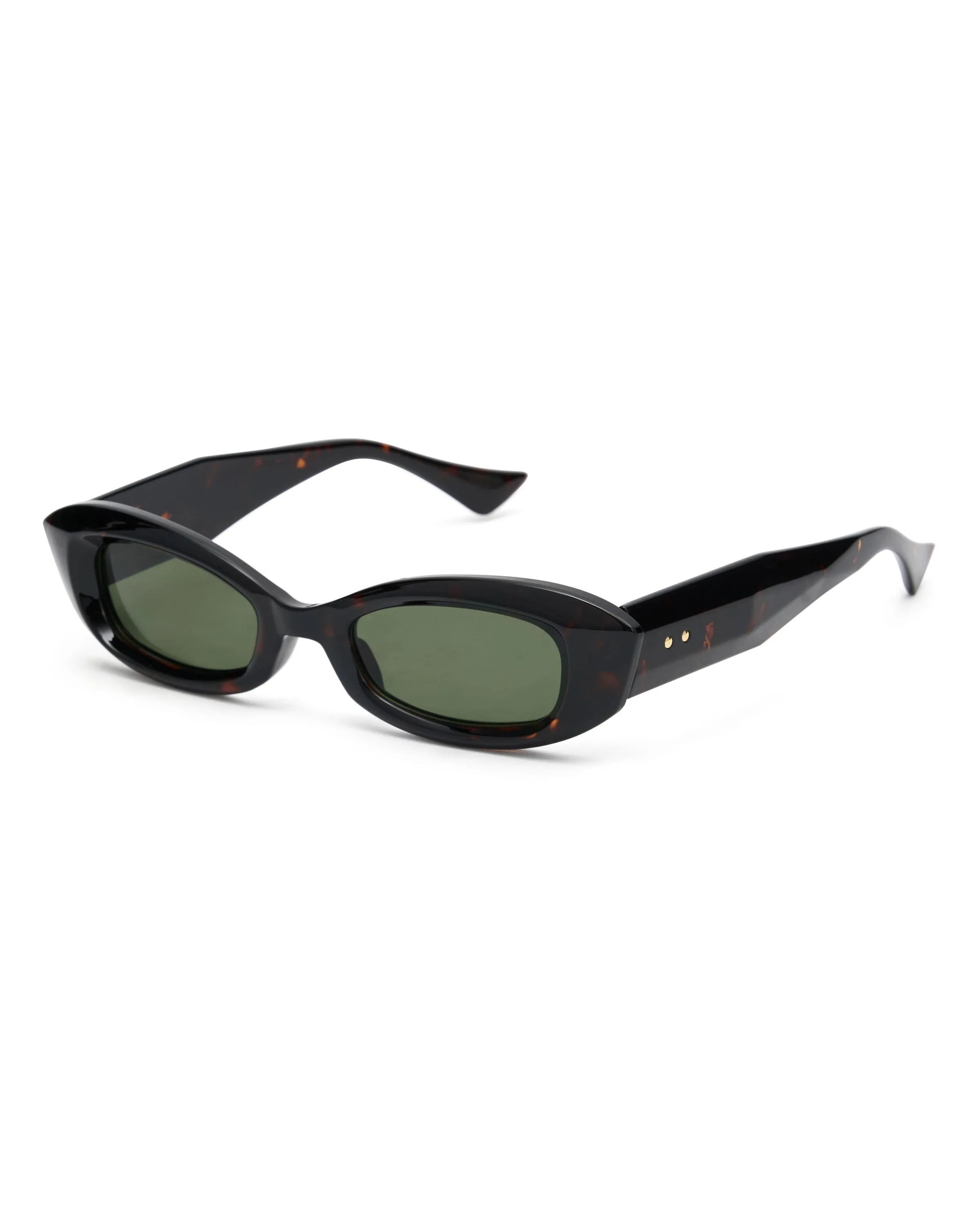 Tara Sunglasses Tortoise/Green sold by White Fox Boutique product image thumbnail 3