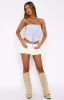Hit The Road Mini Skort White sold by White Fox Boutique