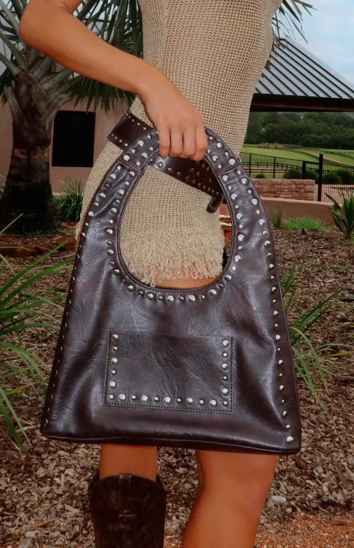 Guita Shoulder Bag Chocolate sold by White Fox Boutique