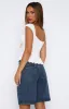Cut You Off Poplin Top White sold by White Fox Boutique