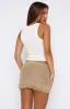 Cha Cha Knit Mini Skirt Gold sold by White Fox Boutique