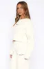 Trading Places Cropped Sweater Cream sold by White Fox Boutique