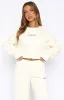 Trading Places Cropped Sweater Cream sold by White Fox Boutique