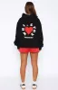 We Don't Talk Anymore Oversized Hoodie Black sold by White Fox Boutique