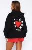 We Don't Talk Anymore Oversized Hoodie Black sold by White Fox Boutique