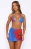 Sunset Party Sarong Sapphire Bloom sold by White Fox Boutique