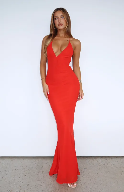 Put You First Maxi Dress Red sold by White Fox Boutique