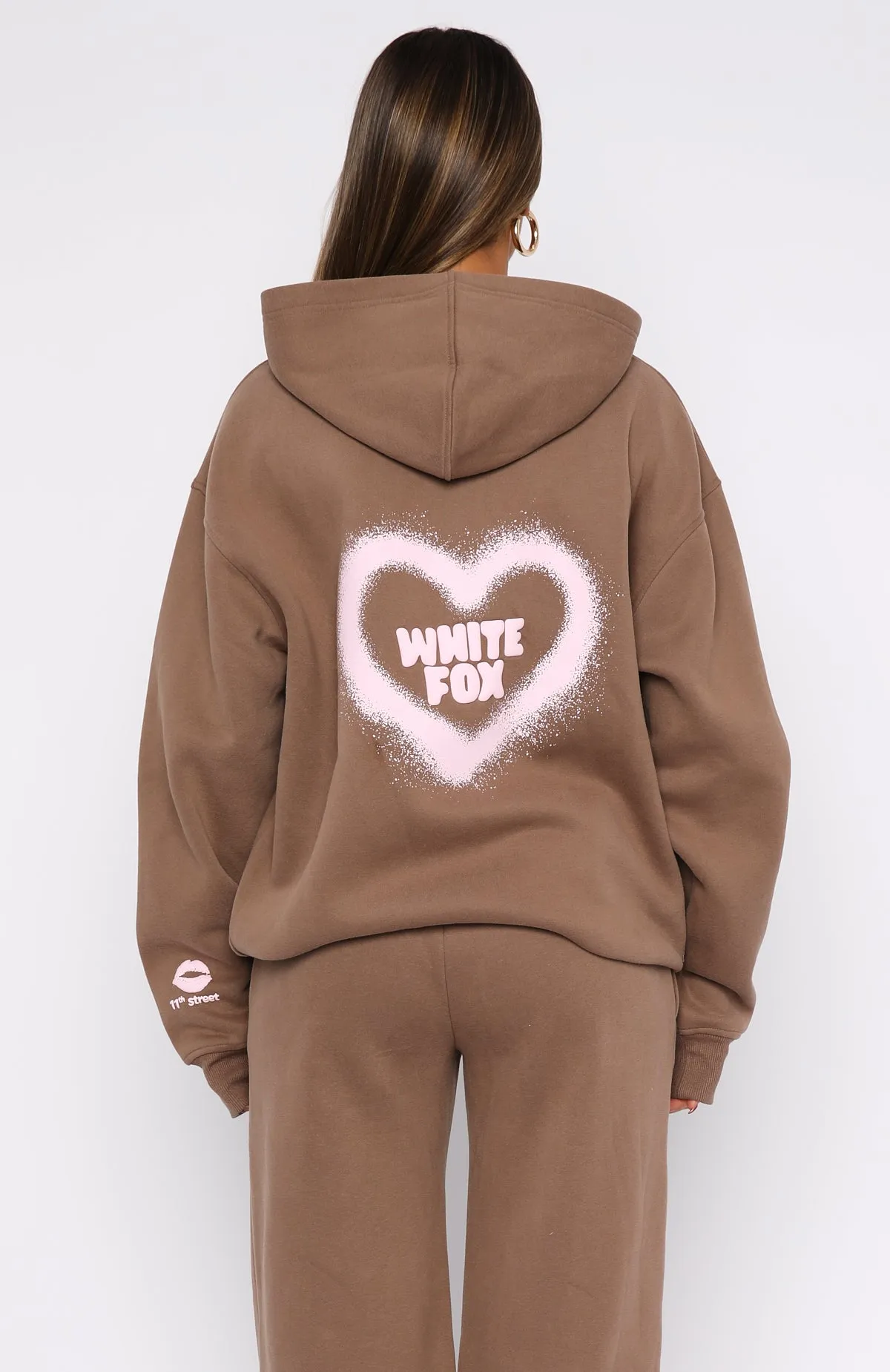 11th Street City Girl At Heart Oversized Hoodie Cinnamon Bun sold by White Fox Boutique product image thumbnail 4