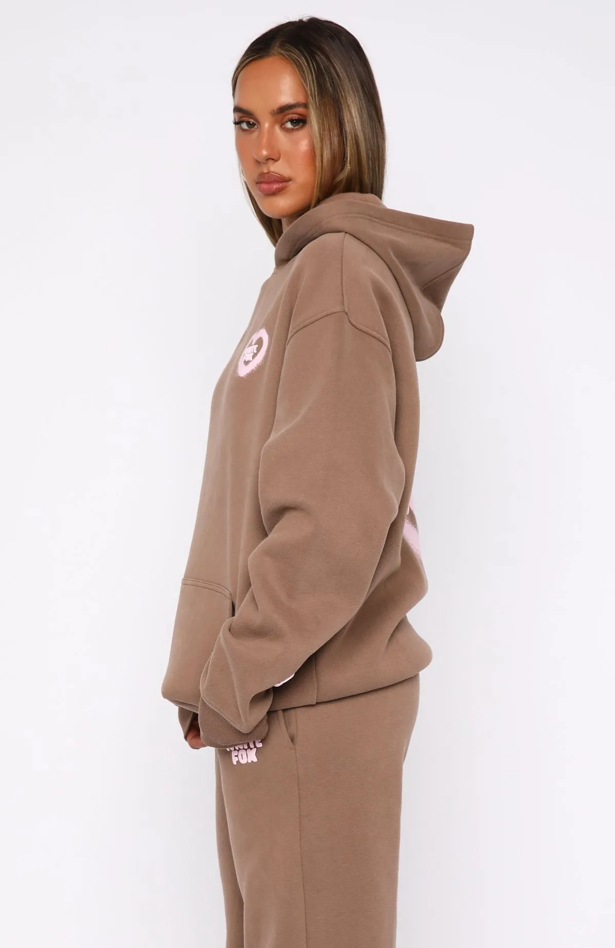 11th Street City Girl At Heart Oversized Hoodie Cinnamon Bun sold by White Fox Boutique product image thumbnail 3