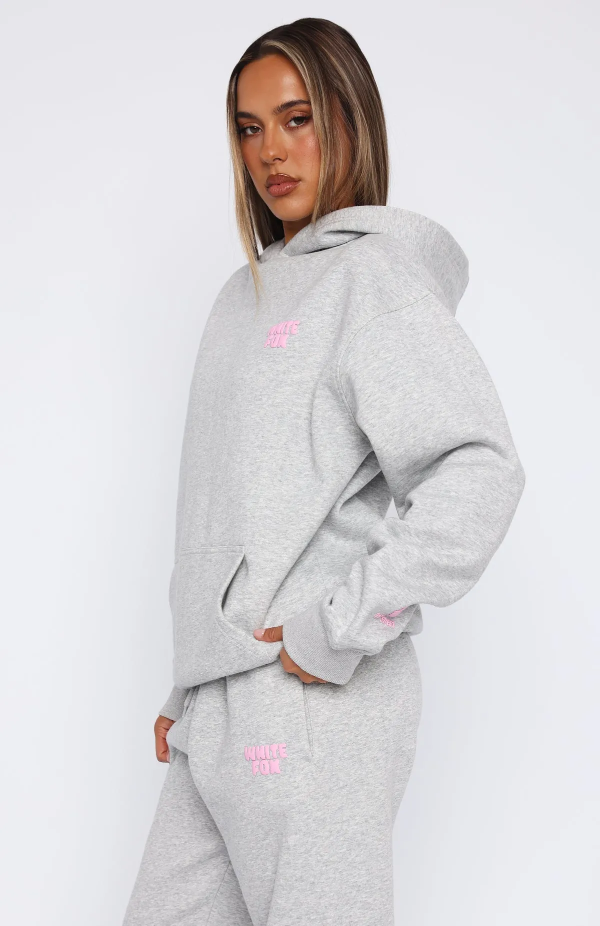 11th Street Keeping It Real Oversized Hoodie Jelly Bean sold by White Fox Boutique product image thumbnail 5