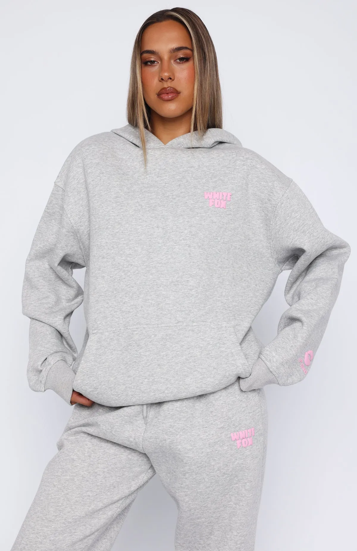 11th Street Keeping It Real Oversized Hoodie Jelly Bean sold by White Fox Boutique product image thumbnail 3