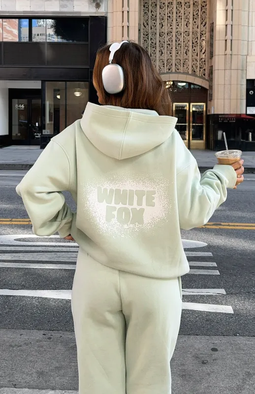 11th Street Keeping It Real Oversized Hoodie Iced Matcha sold by White Fox Boutique
