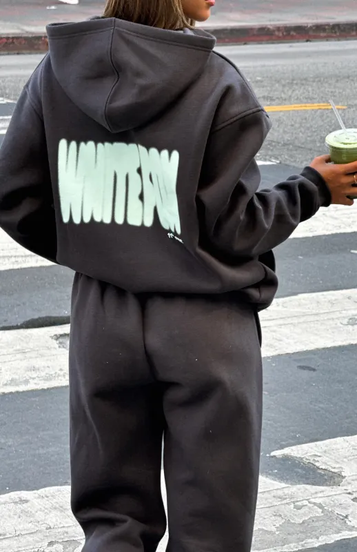 11th Street New York Or Nowhere Oversized Hoodie Matcha Crumble sold by White Fox Boutique