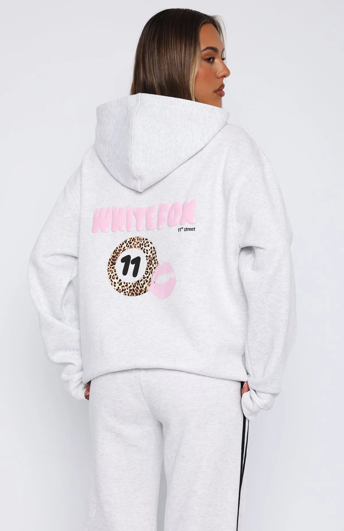 11th Street She's So Lucky Oversized Hoodie Leopard Splice sold by White Fox Boutique product image thumbnail 4