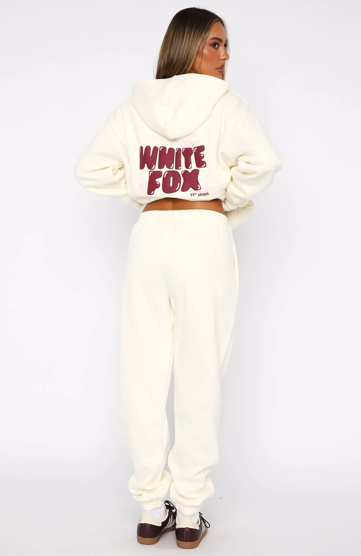 11th Street Sweet Kisses Sweatpants Cake Batter sold by White Fox Boutique product image thumbnail 4