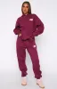 11th Street Sweet Kisses Sweatpants Very Berry sold by White Fox Boutique